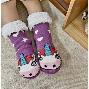 NIP DYW UNICORN SLIPPER SOCKS